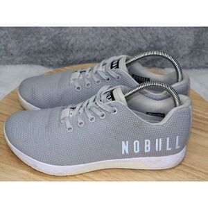 Nobull Unisex Trainer Gray Casual Shoes Sneakers Size M 7.5 W 9‎